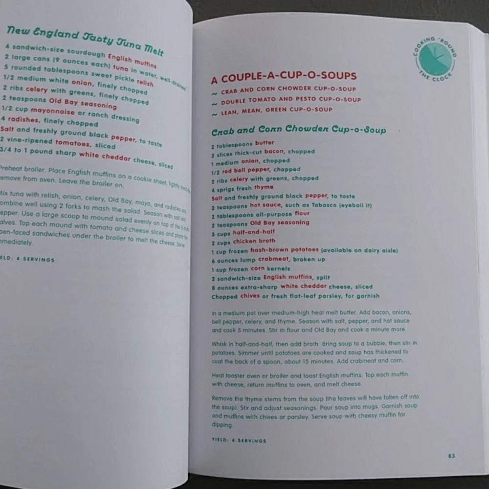 Cooking 'Round the Clock Rachael Ray 30 Minute Meals Cookbook
